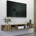 thumbnail image 4 of Atelier Mobili Modern Floating TV Stand 70 inch, Wall Mounted Entertainment Center, 4 of 7