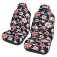 thumbnail image 2 of KAKALAD Floral rose print Car Seat Covers Set Vehicle Front Seats Protector 2 Pcs, 2 of 9