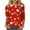 Red, variant on Custom T Shirts for Women Personalized Photo Tees Long Sleeve Crew Neck Velentine's Day Gift Coffee XL