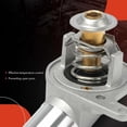 thumbnail image 6 of A-Premium Engine Thermostat Housing Assembly Compatible with Chevy, GMC, Cadillac, Isuzu, Hummer & Pontiac Vehicles - 97-03 - Silverado Express Savana 1500 2500 3500, Tahoe, Escalade, Firebird & More, 6 of 6