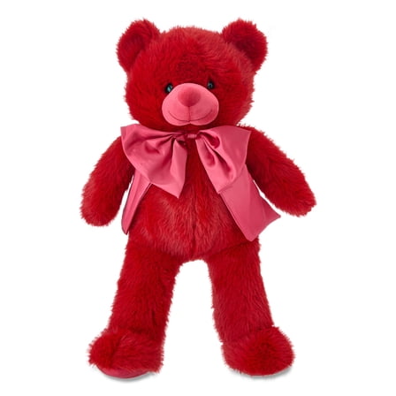 Large Bear Plush, Red, 23", Valentine's Day by Way To Celebrate
