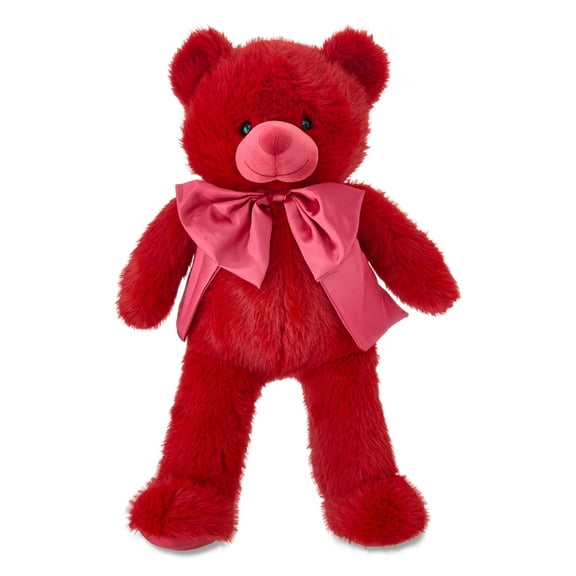 Large Bear Plush, Red, 23", Valentine's Day by Way To Celebrate