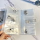 thumbnail image 4 of Libro de almacenamiento de joyas, caja de almacenamiento portátil transparente para pendientes y joyas de viaje, 4 of 5