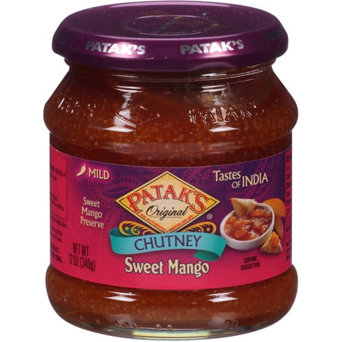 Patak's Original Sweet Mango Chutney Mild, 12 oz, (Pack of 6) by Generic