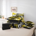 thumbnail image 5 of Erosebridal American Football 7 Pieces Comforter Sets Pittsburgh Bedding Set for All Season Twin Size Gifts for Football Fans Football City Bed in a Bag with Comforter, 5 of 5