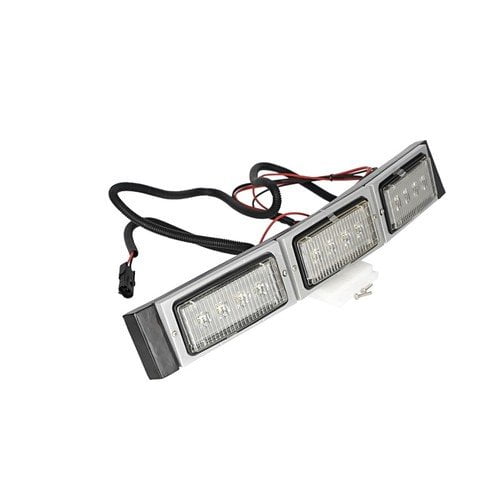 Red Rooster® LED Hood Headlight Conversion Kit - Flood Beam 3 Lights - 60W fits John Deere 4050 4055 4250 4255 4450 4455 RE306510 R98632 RE37450