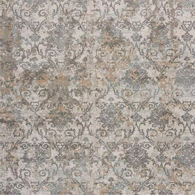 LR Resources IMAGI81514CNU2277 Polished Flair Rectangle Area Rug Cream & Natural - 2 ft. 2 in. x 7 ft. 7 in.