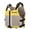 YELLOW, variant on Poseidon Adjustable Water Safety Life Jacket - Classic Unisex Design with Front/Rear Storage Compartments for Multiple Water Activities