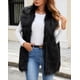 thumbnail image 3 of CORIRESHA Women's Fashion Casual Mid-Length Lapel Faux Fox Fur Vest, 3 of 4