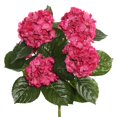 thumbnail image 1 of Vickerman FL171503 Hortensia Rose Vif X5 Buisson Floral - 17.5 Po., 1 of 2