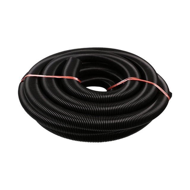 2 Meter Vacuum Cleaner Threaded Hose Inner Diameter 50mm Hose Black