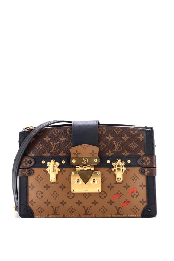 Pre-Owned Trunk Clutch Reverse Monogram Canvas By Rebag