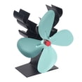 thumbnail image 3 of Ouitble Ventilador para Chimenea, 80-250°C 280-330m³/H Aleación De Aluminio Estilo Navideño 4 Aspas Ventilador De Radiador Termodinámico De Metal De Un Solo Motor 350°C Máximo para El Hogar, 3 of 8
