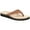 Dark Tan, variant on Womens Stevie Printed Open Toe Thong Sandals