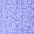 thumbnail image 1 of Ahgly Company Indoor Square Abstract Blue Modern Area Rugs, 3' Square, 1 of 4