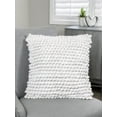 thumbnail image 1 of Ivory Park Bubbles White Decorative Throw Cushion, 1 of 2