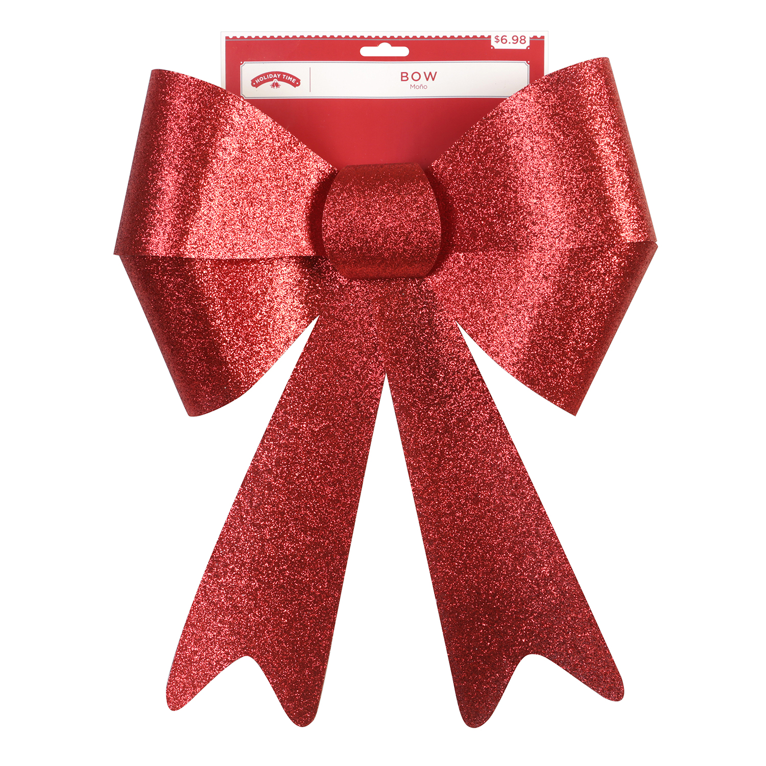 Holiday Time Lg Red Rigid Bow - image 2 of 2