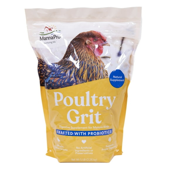 Manna Pro Poultry Grit with Probiotics| 5 lb