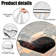 thumbnail image 6 of Uorisanigo 23×10 Inch ATV Seat Cover Protectors Bird Skull PrintFour Wheeler Seat Cover Waterproof Polyester, Universal Fit for Polaris Sportsman 400 500 850 1000 4 Wheeler, 6 of 7