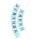 thumbnail image 4 of Matsuzay Bandera larga de papel reutilizable para decoración de cumpleaños, fiesta colorida de feliz cumpleaños Kits de decoración para fiestas Azul, 4 of 6