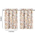 thumbnail image 4 of Fall Kitchen Curtains 36 Inch Short - 2 Panel Set, Autumn Harvest Print, Rod Pocket Window Treatment for Thanksgiving, Farmhouse, Cafe, Living Room - Machine Washable, 4 of 4