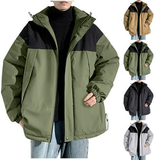 Zpanxa Men's Extreme Cold Weather Jacket Waterproof Windproof