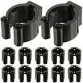 thumbnail image 1 of HLONK 12 Pcs Storage Shelves Cue Holder Fishing Pole Clamps Rod Rack, 1 of 6