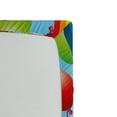 thumbnail image 2 of Ambesonne Rainbow Fitted Sheet, Balloons Ribbons Wavy, Full Size, Multicolor, 2 of 2