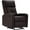 Dark Brown, variant on ClickDecor Henderson Leather Recliner Chair Gray