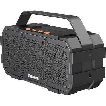Bluetooth Speaker, BUGANI Live Wireless Portable Bluetooth Speaker,Bluetooth 5.2, 40W Super Power, 24H Playtime, IPX6 Waterproof, Suitable for Outdoor Travel, Camping,Party