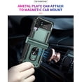 thumbnail image 5 of for Samsung Galaxy Z Flip 4 Case, Galaxy Z Flip 3 Case with Hinge Protection and 360°Rotate Ring Magnetic Kickstand Heavy Duty Protective Case for Samsung Galaxy Z Flip 3/4 Phone (MintGreen), 5 of 15
