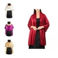 thumbnail image 1 of Bridesmaid Wrap Solid Color Smooth Ladies Pure Color Anti-Sun Bride Shawl for Wedding, 1 of 8