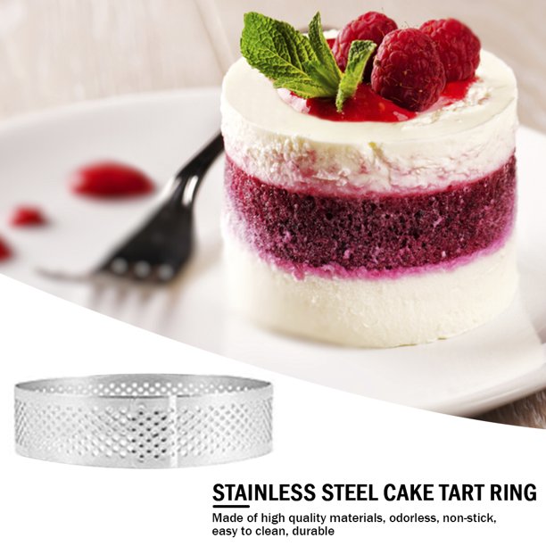 Molde De Anillo De Pastel Tarta anillos antiadherente Muffin pastel molde para hornear moldeado en capas (6,5 cm)
