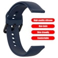 thumbnail image 5 of Correa de pulsera de silicona para Samsung Galaxy Watch Active R500 S (Azul oscuro) Likrtyny Para estrenar, 5 of 5