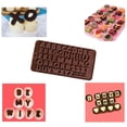 thumbnail image 4 of Silicona Para Letras, Molde Para Números De Chocolate, Bandeja Para Hacer Dulces Para Pastel De Helado Fudge Noticed HA043639-01, 4 of 6