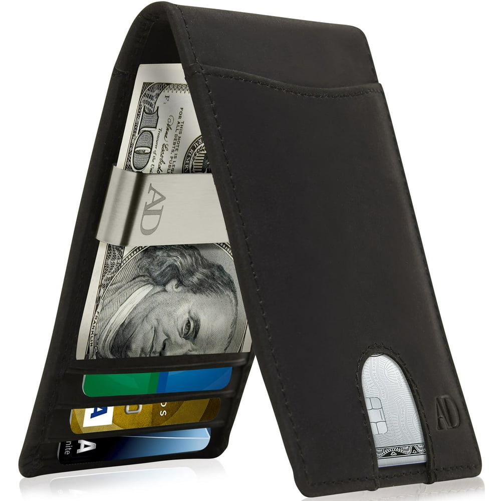Access Denied Slim Bifold Wallets For Men Money Clip Wallet RFID