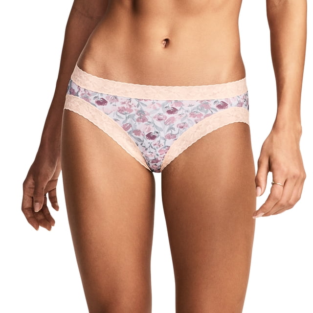 Jockey Bikini en Microfibre à Dentelle Extensible Douce pour Femmes