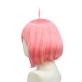 thumbnail image 5 of Ania peluca cos Ania Fujie peluca pelo corto simulación rosa cuero cabelludo cosplay JAMW Sencillez, 5 of 5