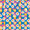 Blue Checkered Daisy, variant on Yayeee Faucet Mat for Kitchen Sink 14.7" Diatomite Long Splash Guard Pad, Pixel Love