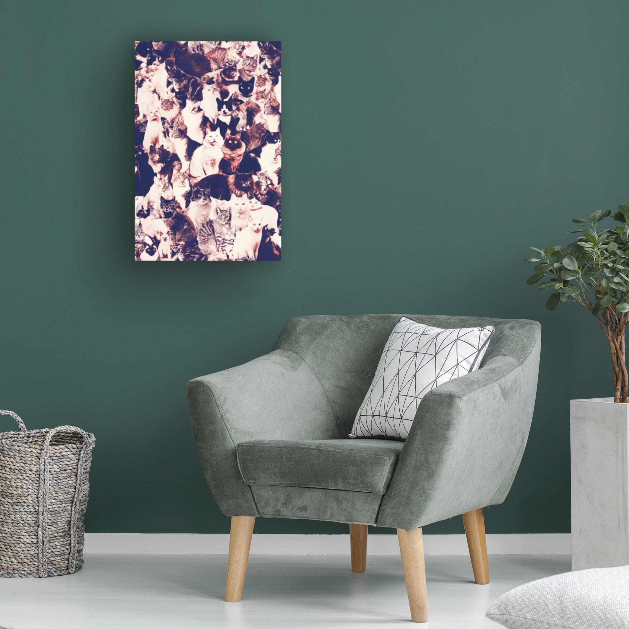 Trademark Fine Art Florent Bodart  Cats Forever Canvas Wall Art
