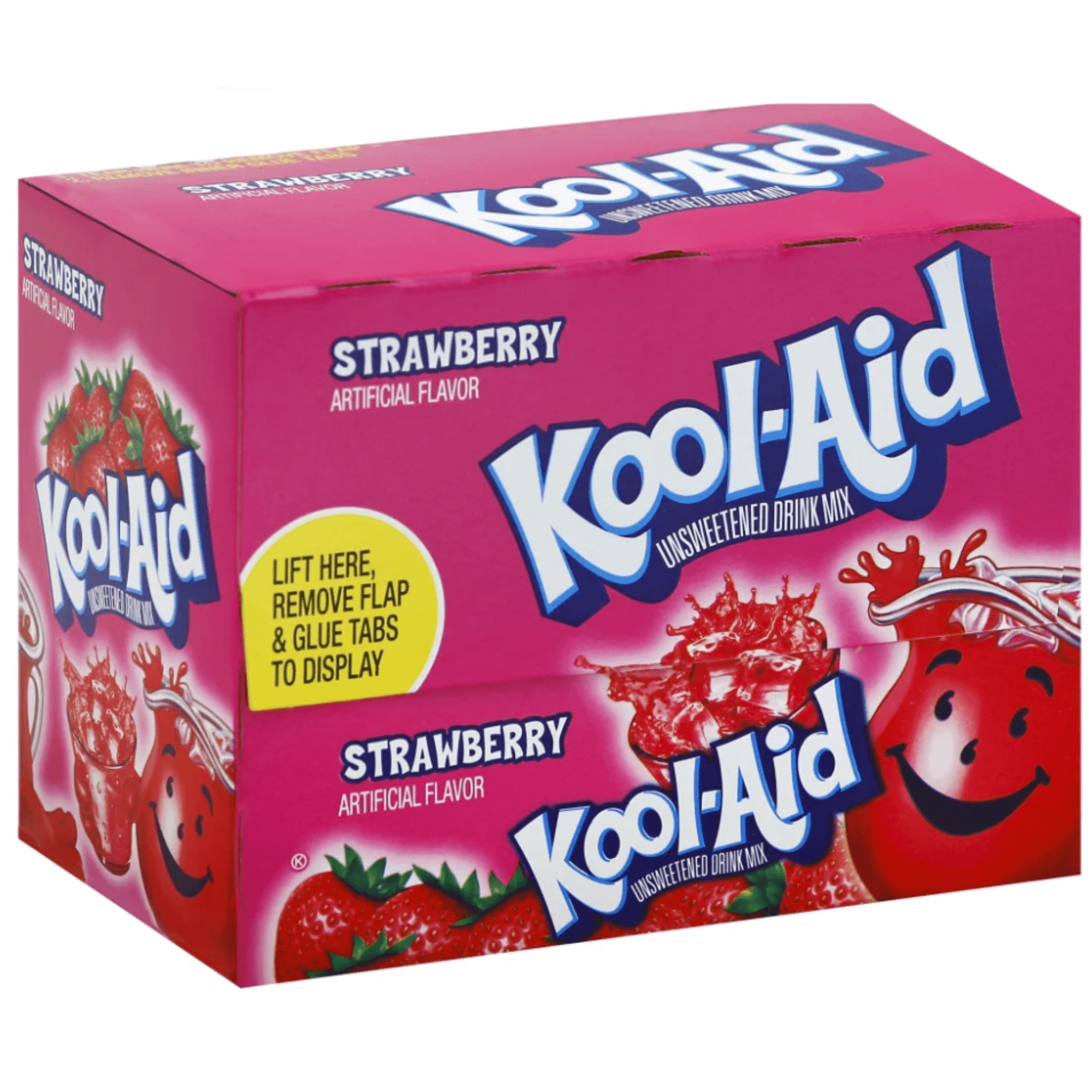 Kool Aid Variety Case FLAVORS CHERRY,GRAPE,ORANGE and STRAWBERRY Beverage, Unsweetened 0.13 Ounce Bulk Wholesale 4 Box Case 192 Packets