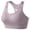 Light Purple, variant on Bras for Women Wide Strap Padded Full Coverage High Support Racerback Gym Yoga Bra Womens Seamless Jelly Bras 1 PC