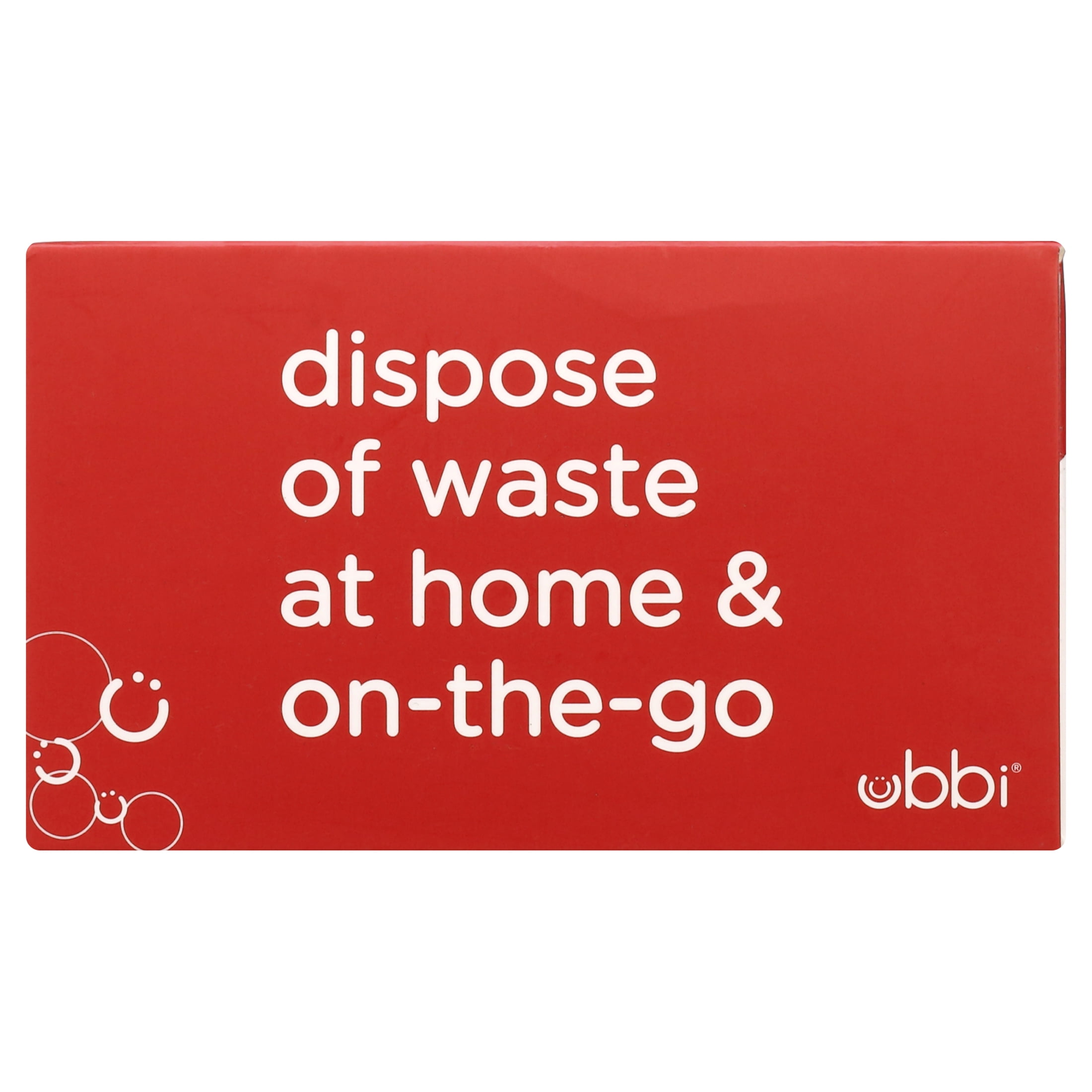 Ubbi Pet Waste Sacks, Lavender Scented Cat Litter Disposal Bags, Leak Proof and Easy Tie, 200 Count
