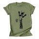 thumbnail image 5 of ICHUANYI Clearance Women Girls Plus Size Print Tees Short Sleeve Round Neck T Shirt Blouse Tops(Green, S) ICHUANYI WER2023080906475, 5 of 6