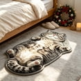 thumbnail image 5 of EaskTriop Irregular Cat Shape Rug, Adorable Chubby Tufted Plush Floor Mat, Non Slip Soft Doormat for Bedroom Entryway Home Decor, 5 of 7