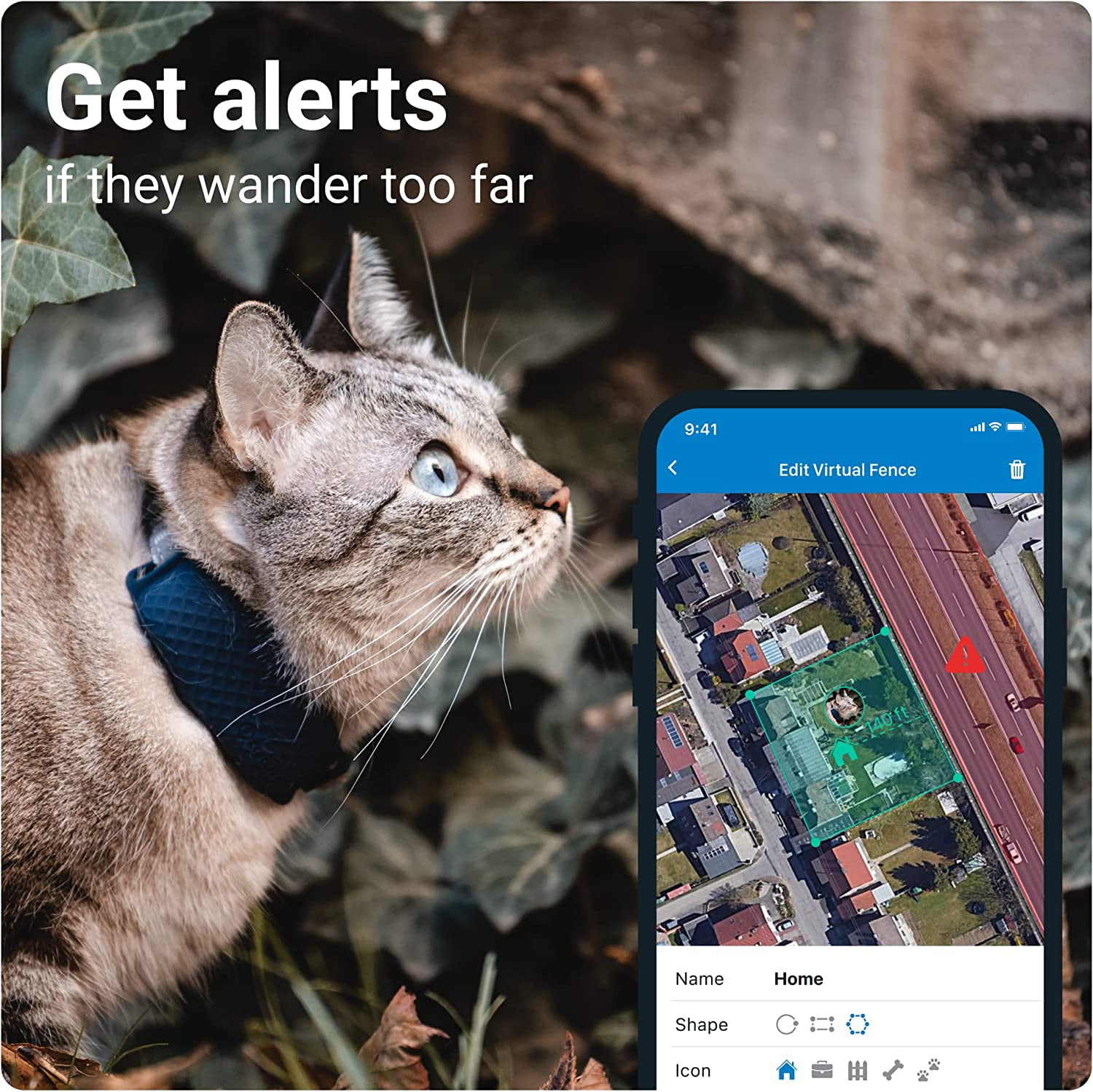 Localizador GPS para Gatos TRACTIVE Cat Mini (Azul)