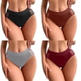 thumbnail image 1 of WEAIXIMIUNG String Multi-Pièces pour Femmes Noir Demi-Dentelle Dentelle Pure Non Marquant Taille Basse Respirant sous-Vêtements Confortables, 1 of 6