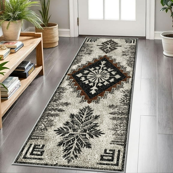 Hallway Runner Rug 2'x6' Washable Area Rugs Non Slip Laundry Rug Runner Floor Carpet Runners for Hallways Entryway Laundry Room Kitchen
