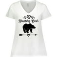 thumbnail image 3 of Inktastic Grammy Bear Grandma Women's Plus Size V-Neck T-Shirt, 3 of 5