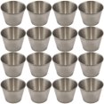 thumbnail image 1 of 24 Pack Tasses à Condiments en Acier Inoxydable, Tasses à Sauce de Qualité Commerciale, Tasses à Condiments en Ramequin, 1 of 5